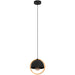Stylish Modern Black and Brown Pendant Ceiling Light for Indoor Spaces