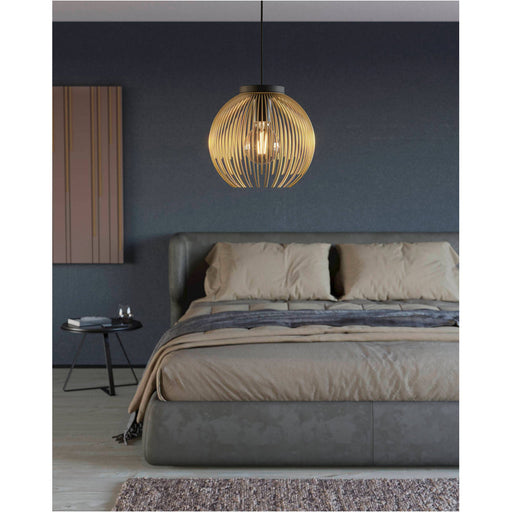 Elegant Modern Black and Gold Single Pendant Ceiling Light for Stylish Interiors