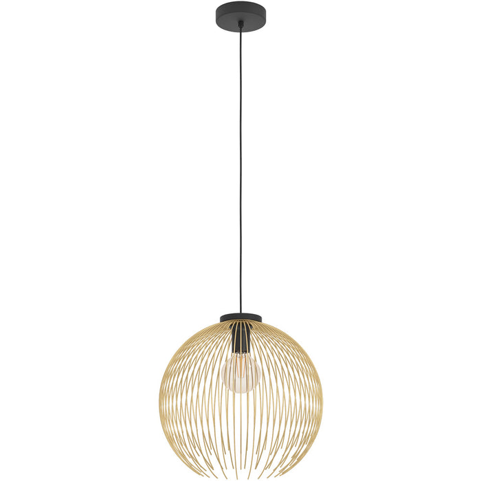 Stylish Modern Black and Gold Pendant Ceiling Light for Home Interiors