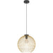Stylish Modern Black and Gold Pendant Ceiling Light for Home Interiors
