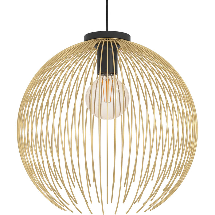 Stylish Modern Black and Gold Pendant Ceiling Light for Home Interiors