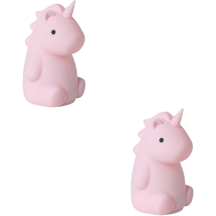 2 PACK Stylish Modern Pink Table Lamp for Indoor Home Décor