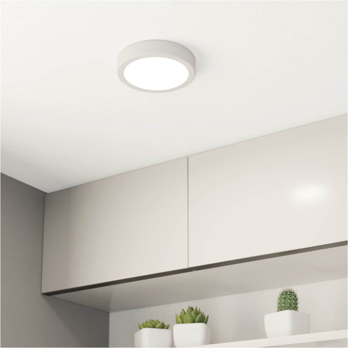2 PACK Stylish Modern White LED Ceiling Light for Indoor Spaces