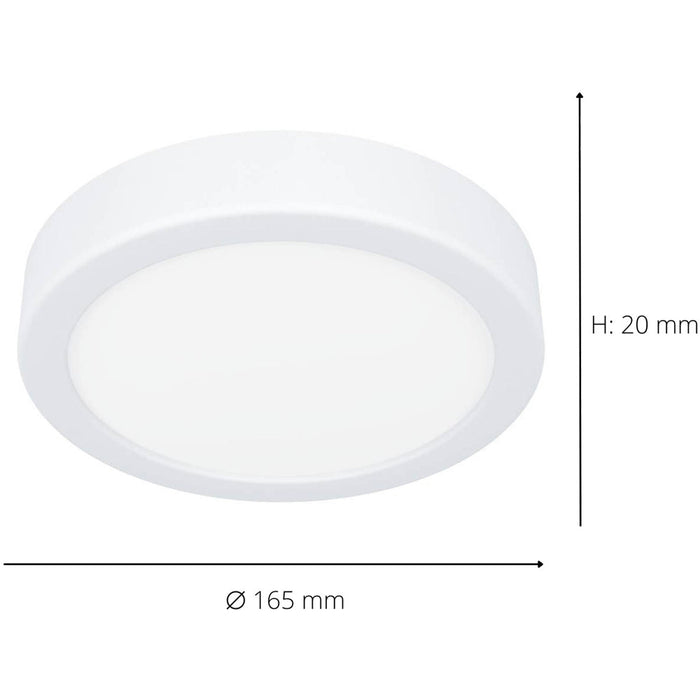 2 PACK Stylish Modern White LED Ceiling Light for Indoor Spaces