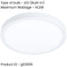 2 PACK Stylish 27cm White LED Ceiling Light for Modern Indoor Spaces