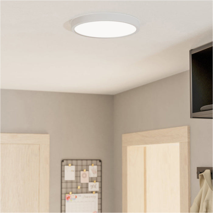 2 PACK Stylish 27cm White LED Ceiling Light for Modern Indoor Spaces