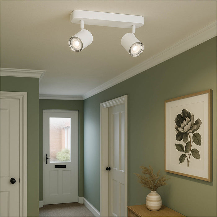 Stylish White LED Bathroom Ceiling Spotlight for Modern Homes