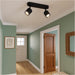 Sleek Modern Black LED Ceiling Spotlight for Stylish Bathrooms