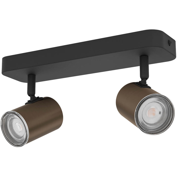 Stylish Bronze and Black LED Bathroom Ceiling Spotlight for Modern Homes