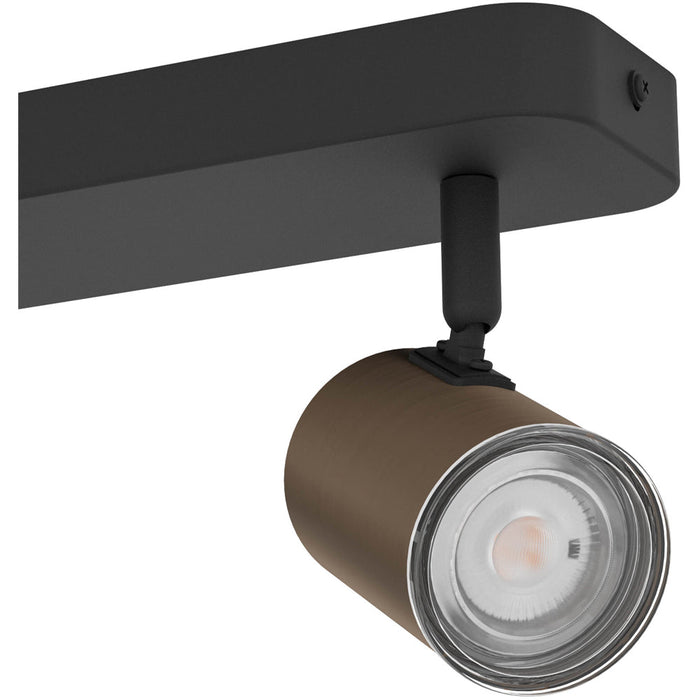 Stylish Bronze and Black LED Bathroom Ceiling Spotlight for Modern Homes