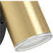 Sleek Black and Brushed Brass LED Ceiling Spotlight for Modern Bathrooms