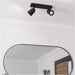 Sleek Black LED Ceiling Spotlight for Modern Indoor Rooms