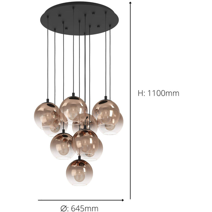 Stylish Modern Black Pendant Ceiling Light for Home Interiors