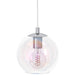 Sleek Modern Chrome E27 Single Pendant Light for Stylish Indoor Spaces