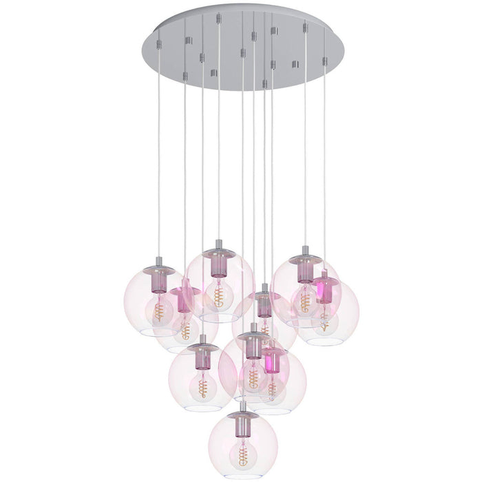 Stylish Modern Chrome Pendant Light E27 for Contemporary Indoor Spaces