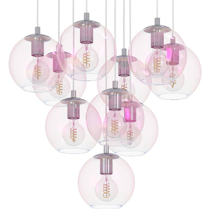 Stylish Modern Chrome Pendant Light E27 for Contemporary Indoor Spaces