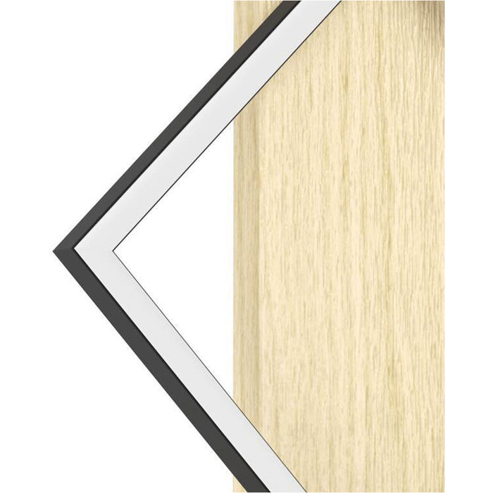 Stylish LED Wall Light in Black and Brown for Rustic Indoor Decor