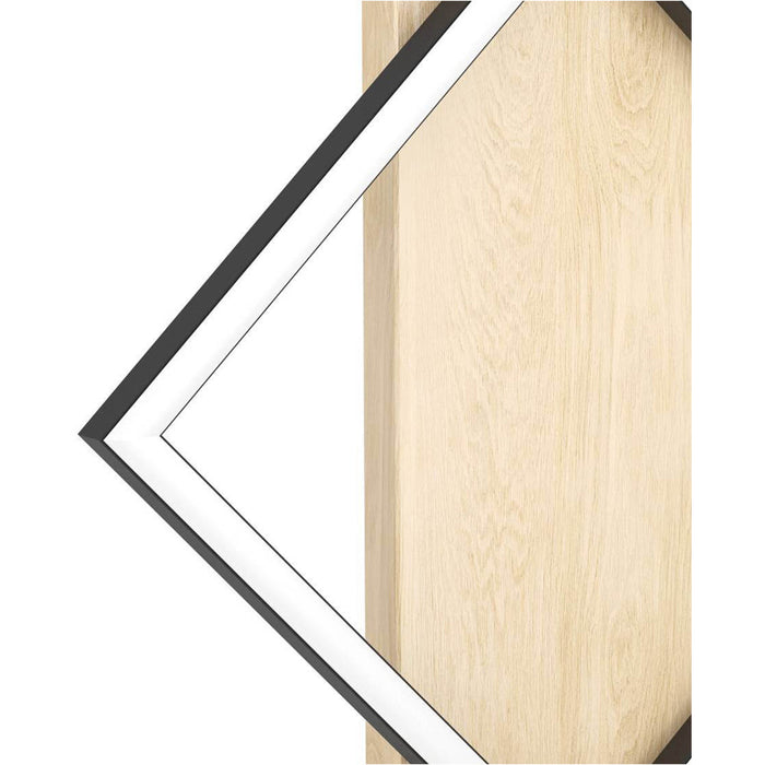 2 PACK Stylish Modern Black and Brown LED Ceiling Light for Indoor Spaces