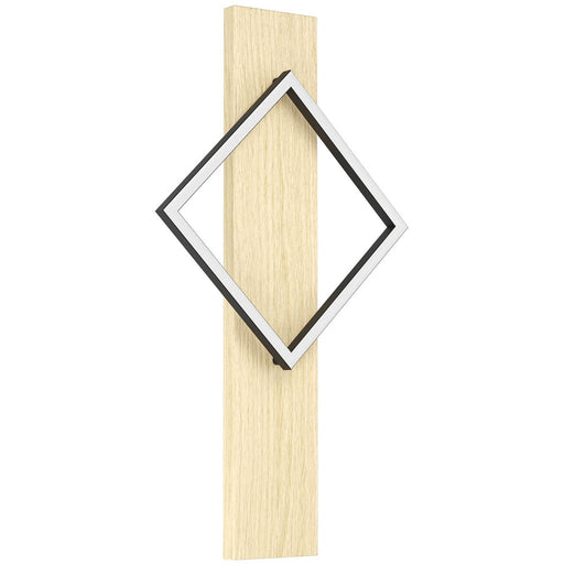 Stylish Modern Black and Brown LED Ceiling Light for Indoor Rooms