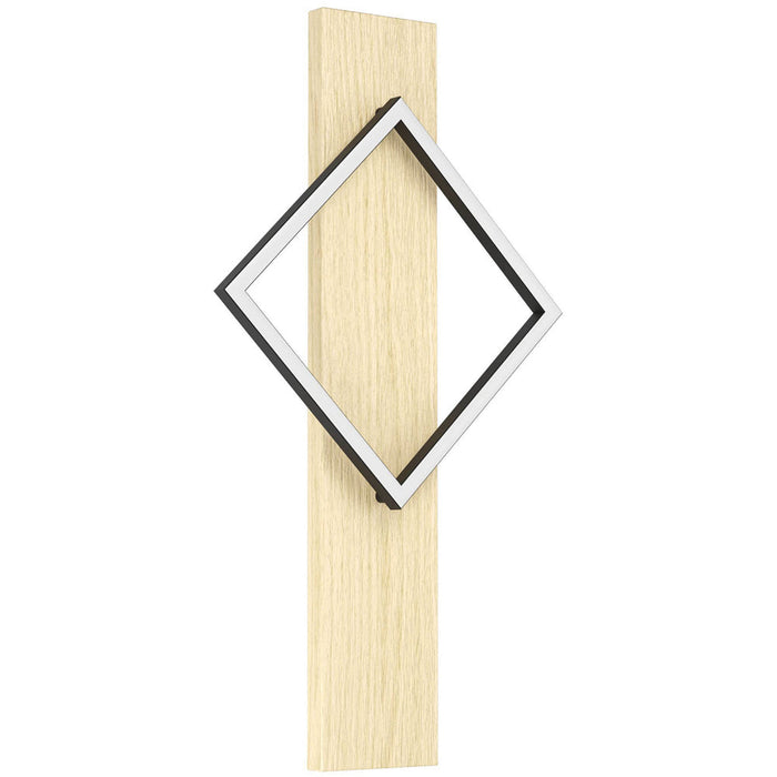 Stylish Modern Black and Brown LED Ceiling Light for Indoor Rooms