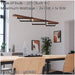 Stylish Modern Black and Brown Rustic LED Pendant Ceiling Light for Indoor Spaces