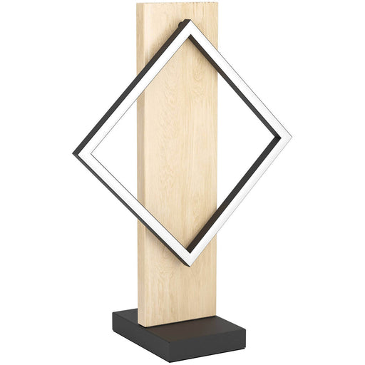 Modern Design LED Table Lamp in Black and Brown for Stylish Home Lighting