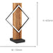 Stylish Modern Black and Brown Rustic LED Table Lamp for Indoor Home Decor
