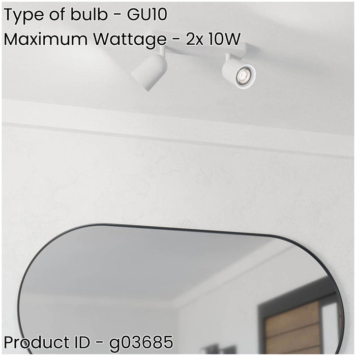 Stylish Modern White LED Ceiling Spotlight for Any Room Perfect Indoor Lighting Solution