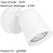 2 PACK Stylish LED White Ceiling Spotlight for Indoor Use Modern Design