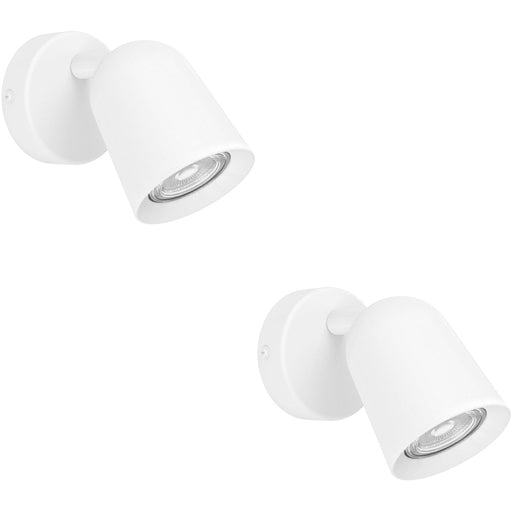 2 PACK Stylish LED White Ceiling Spotlight for Indoor Use Modern Design