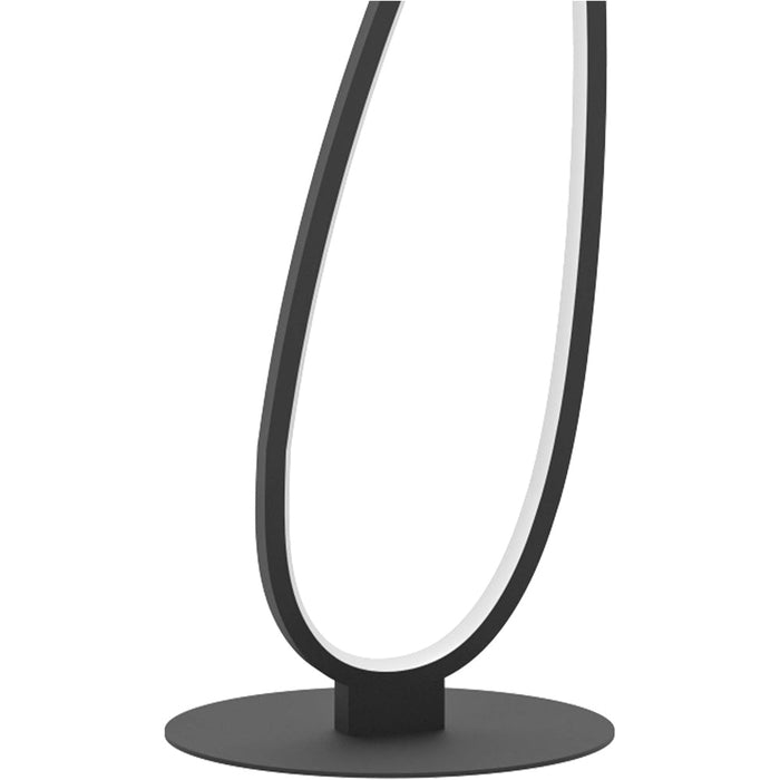Contemporary Black LED Floor Lamp Modern Indoor Lighting for Home Decor