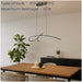 Stylish Modern Black LED Pendant Light for Indoor Spaces Perfect Ceiling Fixture