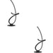 2 PACK Stylish LED Black Table Lamp for Modern Home Decor Perfect Indoor Lighting Solution
