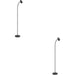 2 PACK Stylish Modern Black Floor Lamp for Indoor Spaces Illuminate Your Home with Elegance