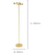 Stylish Modern Brushed Brass LED Floor Lamp for Indoor Lighting