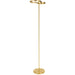 Stylish Modern Brushed Brass LED Floor Lamp for Indoor Lighting