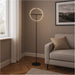 Stylish Modern Black LED Floor Lamp for Home and Indoor Spaces
