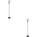 2 PACK Stylish Modern Black LED Floor Lamp for Home and Indoor Spaces