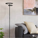 2 PACK Sleek Modern Black LED Floor Lamp for Stylish Home Illumination