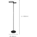Sleek Modern Black LED Floor Lamp for Stylish Home Illumination