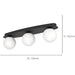 Stylish Modern Black Triple LED Ceiling Light for Contemporary Indoor Spaces
