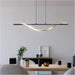Stylish Black and Brushed Brass LED Pendant Light for Modern Interiors
