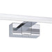 2 PACK Sleek Modern Chrome Mirror Wall Light 60cm LED Fixture for Stylish Bathrooms