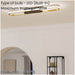 Contemporary Black LED Ceiling Light for Modern Home Décor