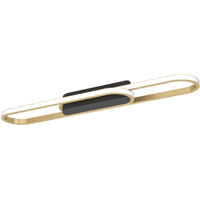 Contemporary Black LED Ceiling Light for Modern Home Décor