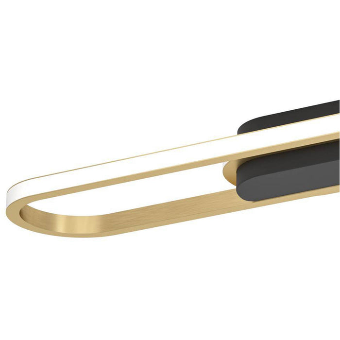 Contemporary Black LED Ceiling Light for Modern Home Décor