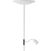 2 PACK Sleek Modern White LED Floor Lamp for Stylish Indoor Lighting
