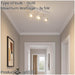 Modern White Triple Bar Ceiling Spotlight for Stylish Bathroom Illumination GU10 Design
