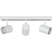 Modern White Triple Bar Ceiling Spotlight for Stylish Bathroom Illumination GU10 Design