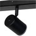 Modern Black Triple Bar Bathroom Ceiling Spotlight with GU10 Fittings for Stylish Indoor Lighting
